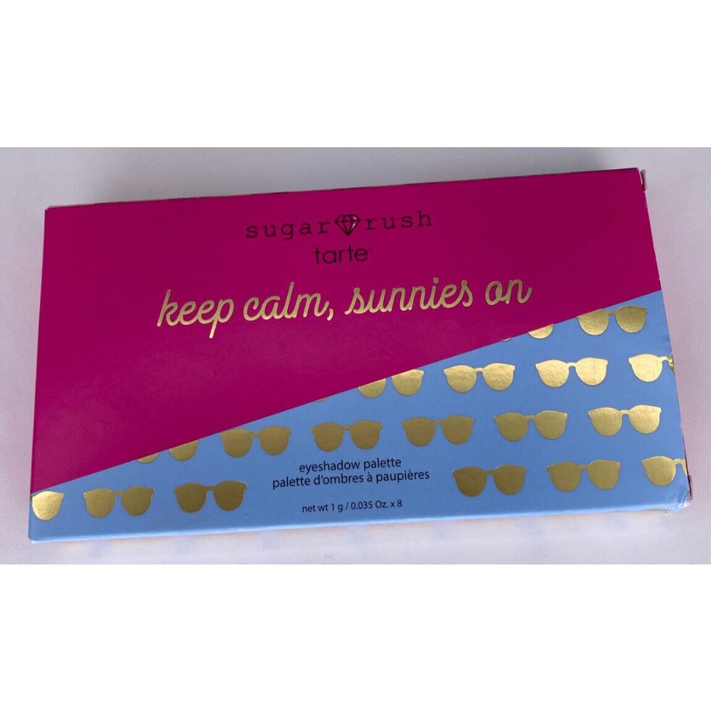 TARTE Sugar Rush Keep Calm, Sunnies On Eyeshadow Palette BNIB $25 Retail